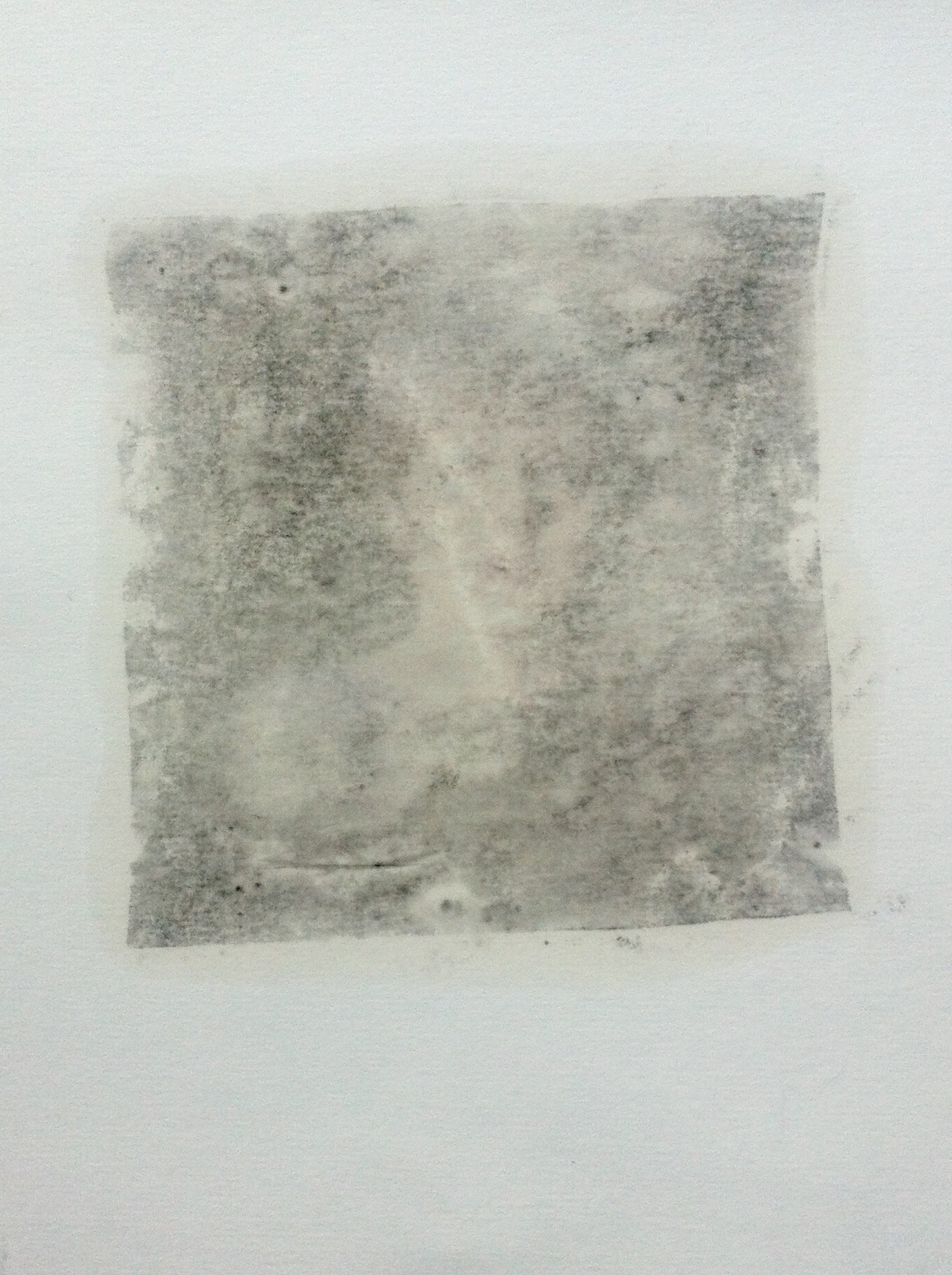Monoprint by artist Paul Conneally of Theresa May - Rape Seed Oil Print